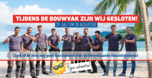 Bouwvak gesloten