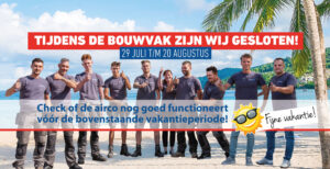 Bouwvak gesloten